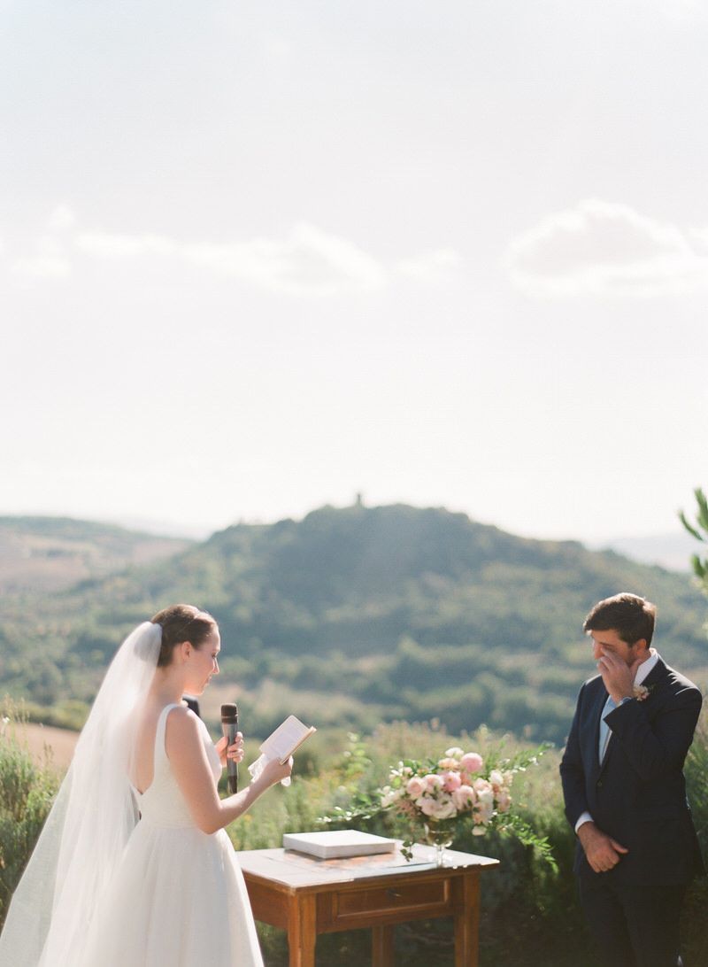 Outdoor Ceremony in Val d'Orcia