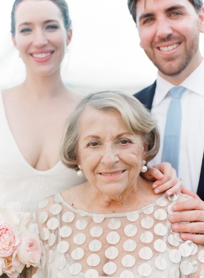 Grandmother at a wedding