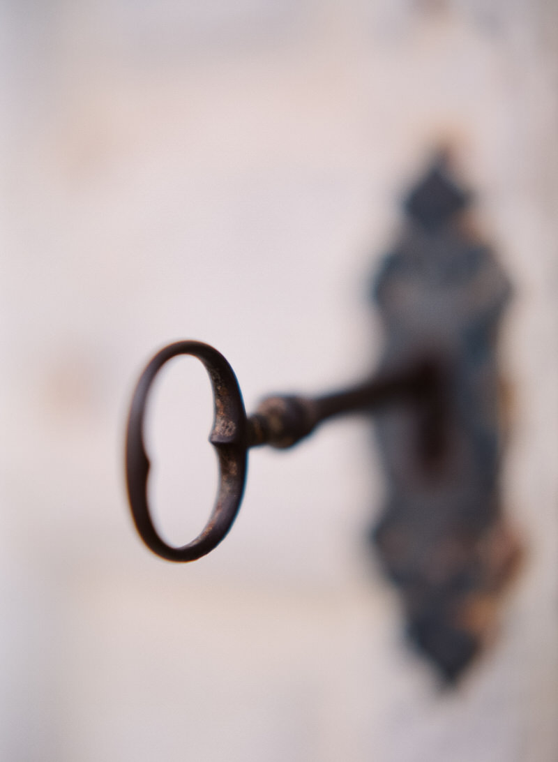 Old key in French Chateau