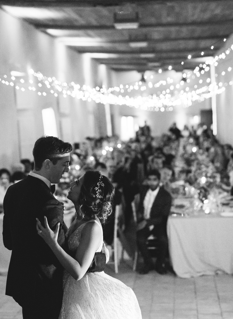 First Dance black and white