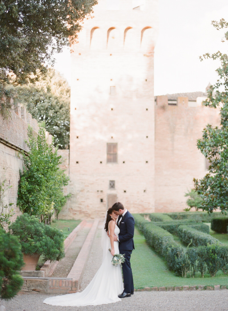 Wedding Portraits in Tuscan Castle