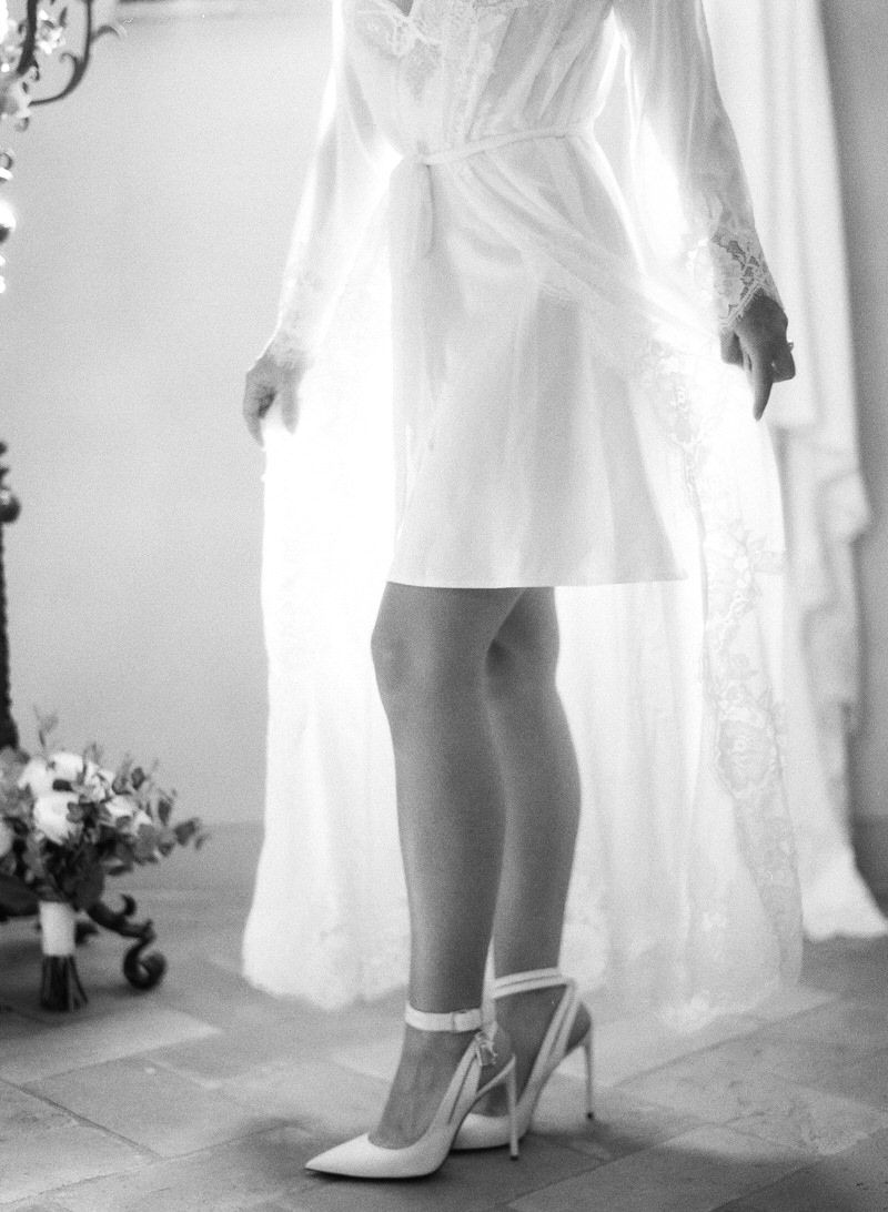Bridal Boudoir Black and White