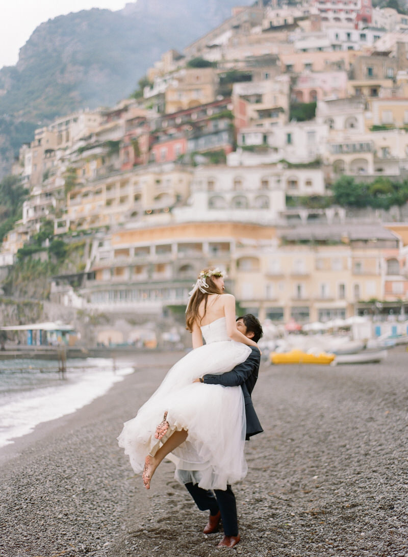Portraits at Positano Beach By Peter and Veronika
