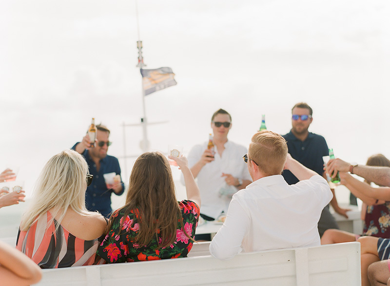 Portofino Boat Tour Wedding Party