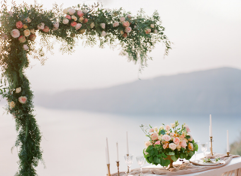 Intimate Wedding in Santorini