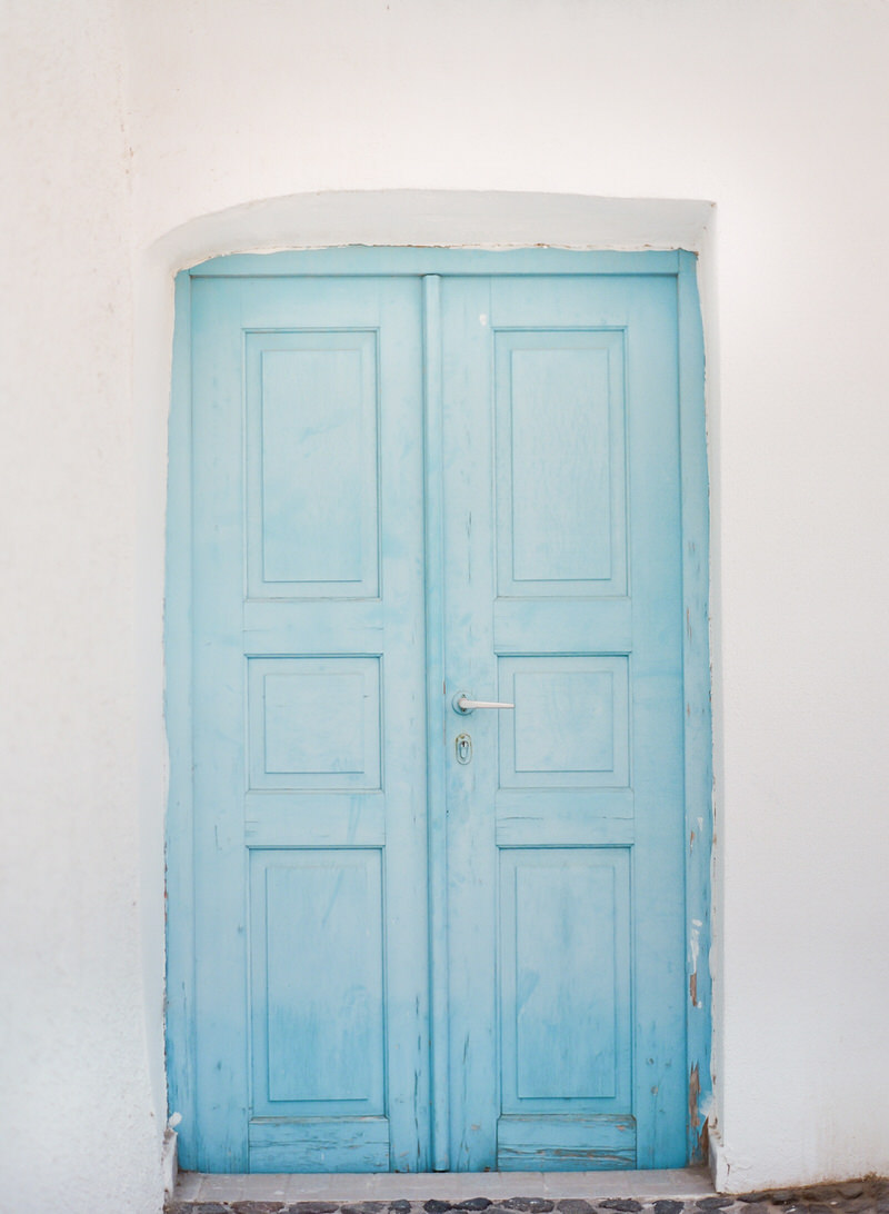 door in Santorini