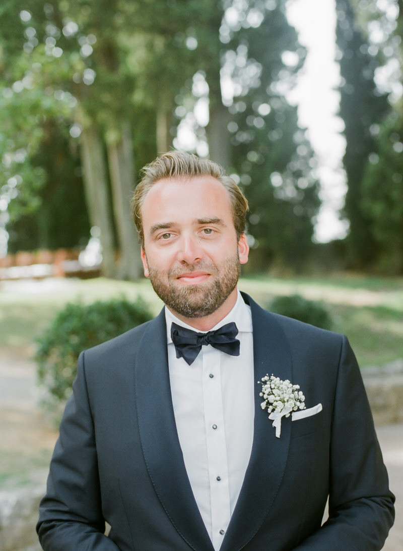 Portrait of the groom