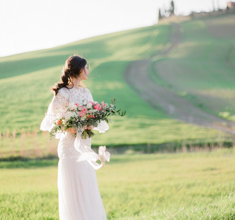 Bridal Inspiration at La Foce, Tuscany