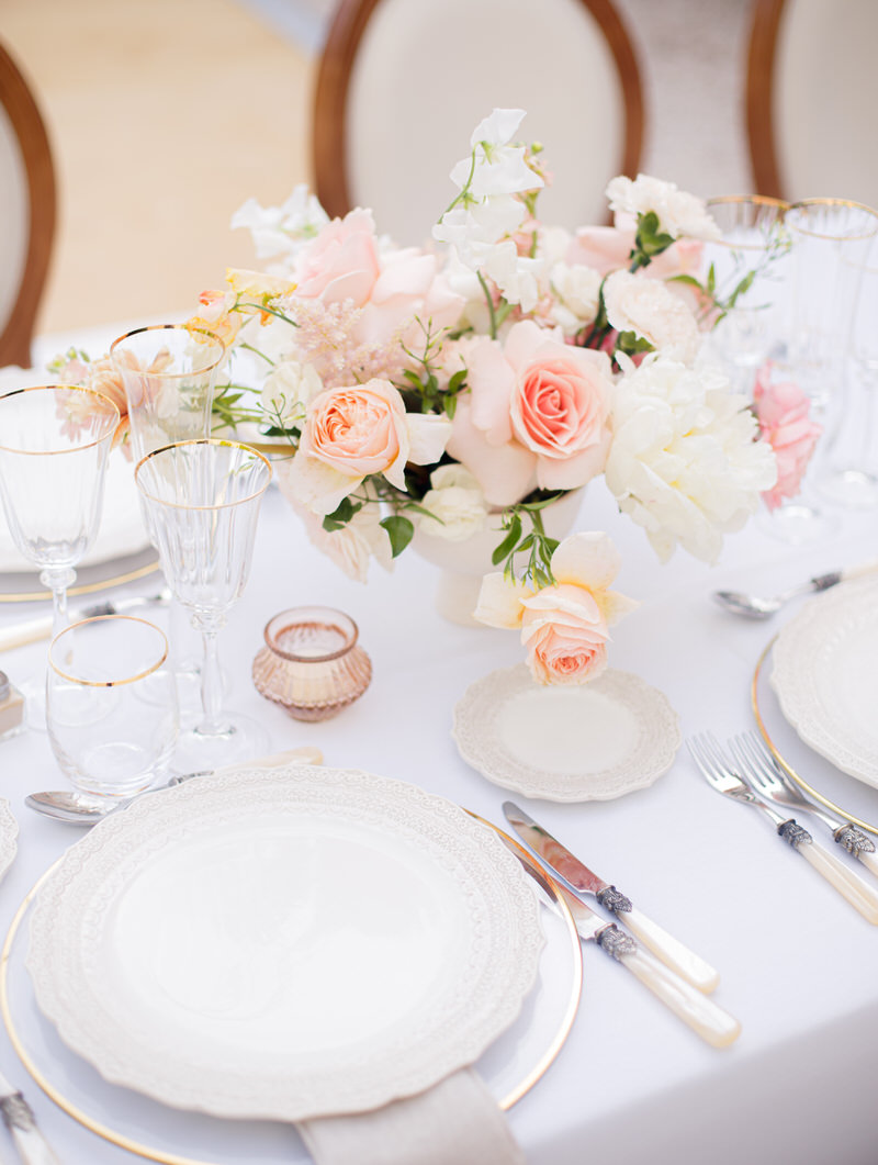 Chateau Robernier Wedding Flowers and Twig