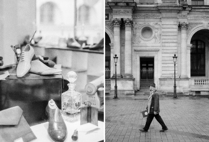 Paris on Black and White Film 