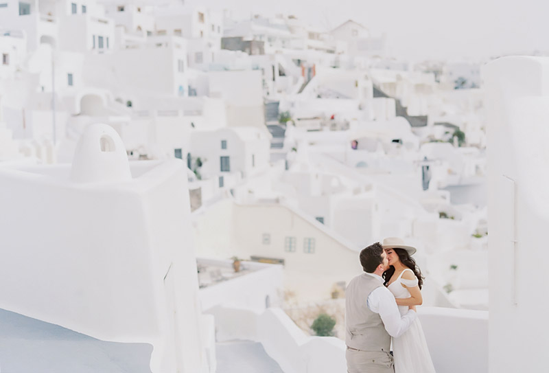 Peter and Veronika Photography Santorini Wedding