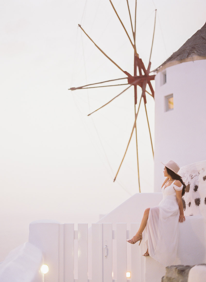 Santorini Elopement By Peter and Veronika